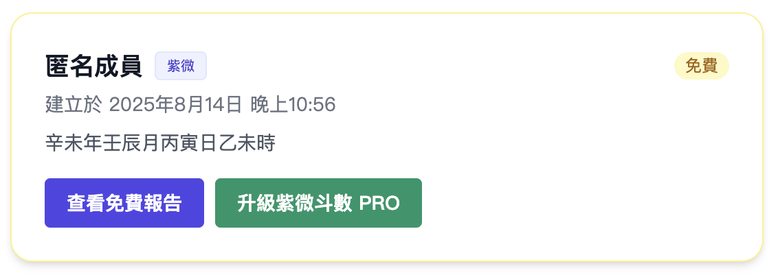 升級按鈕示意